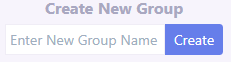 Create New Group