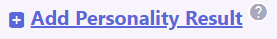 Add Personality Result