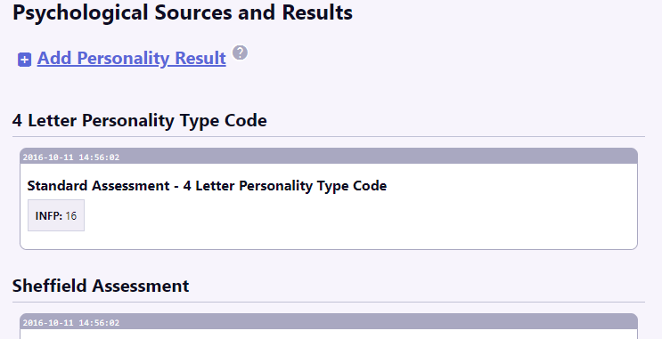 Psychological Sources and Results